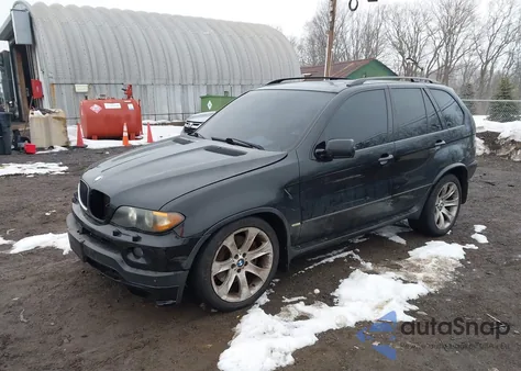 2006 BMW X5 4.8Is z USA, uszkodzony, nr VIN 5UXFA93566LE84820